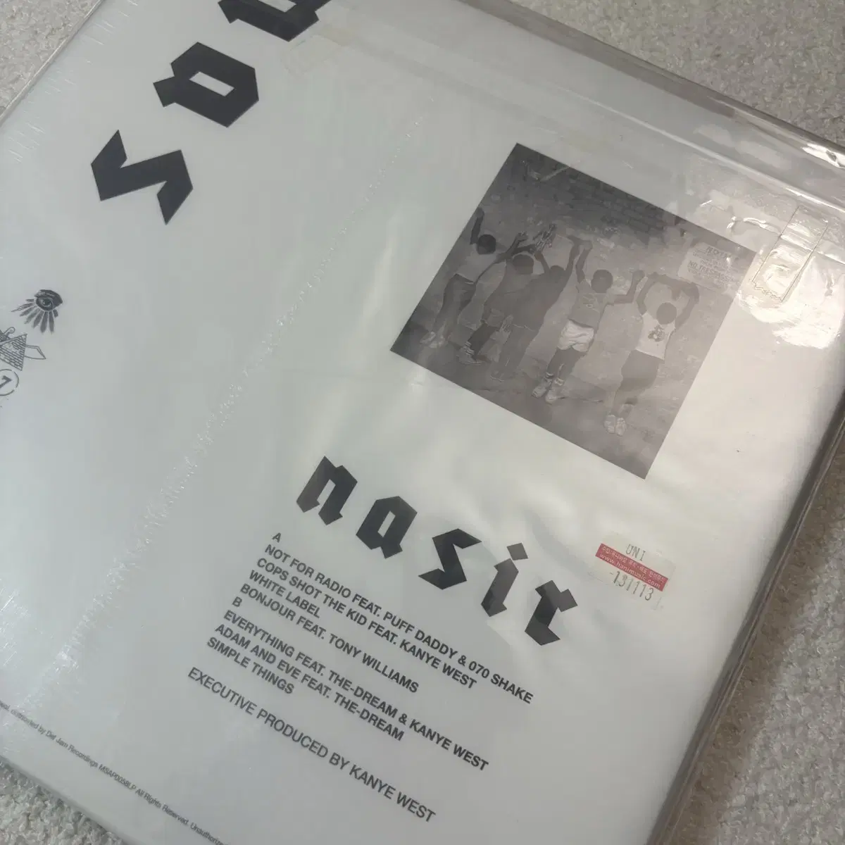 NAS - Nasir 나스 LP 엘피 바이닐 외국 힙합 칸예