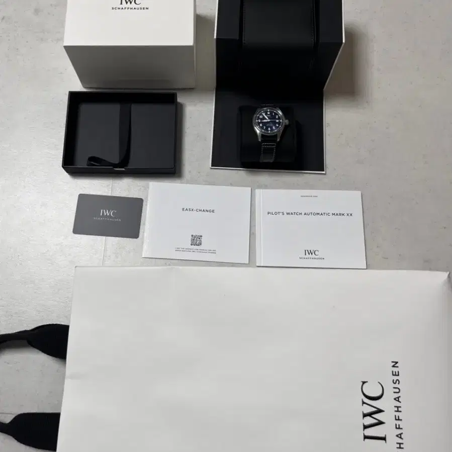 IWC 마크20 마크XX 파일럿 워치 오토메틱 시계