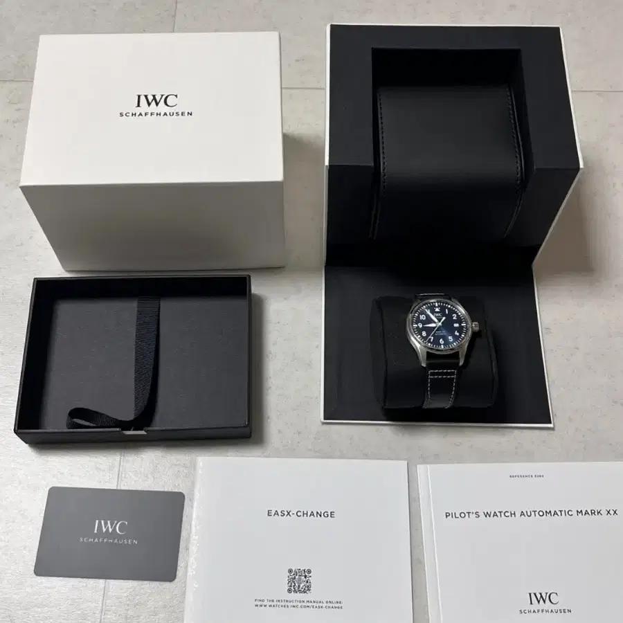 IWC 마크20 마크XX 파일럿 워치 오토메틱 시계