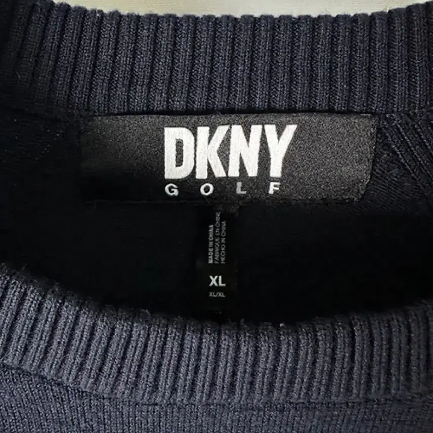 [XL] DKNYGOLF 라운드 니트