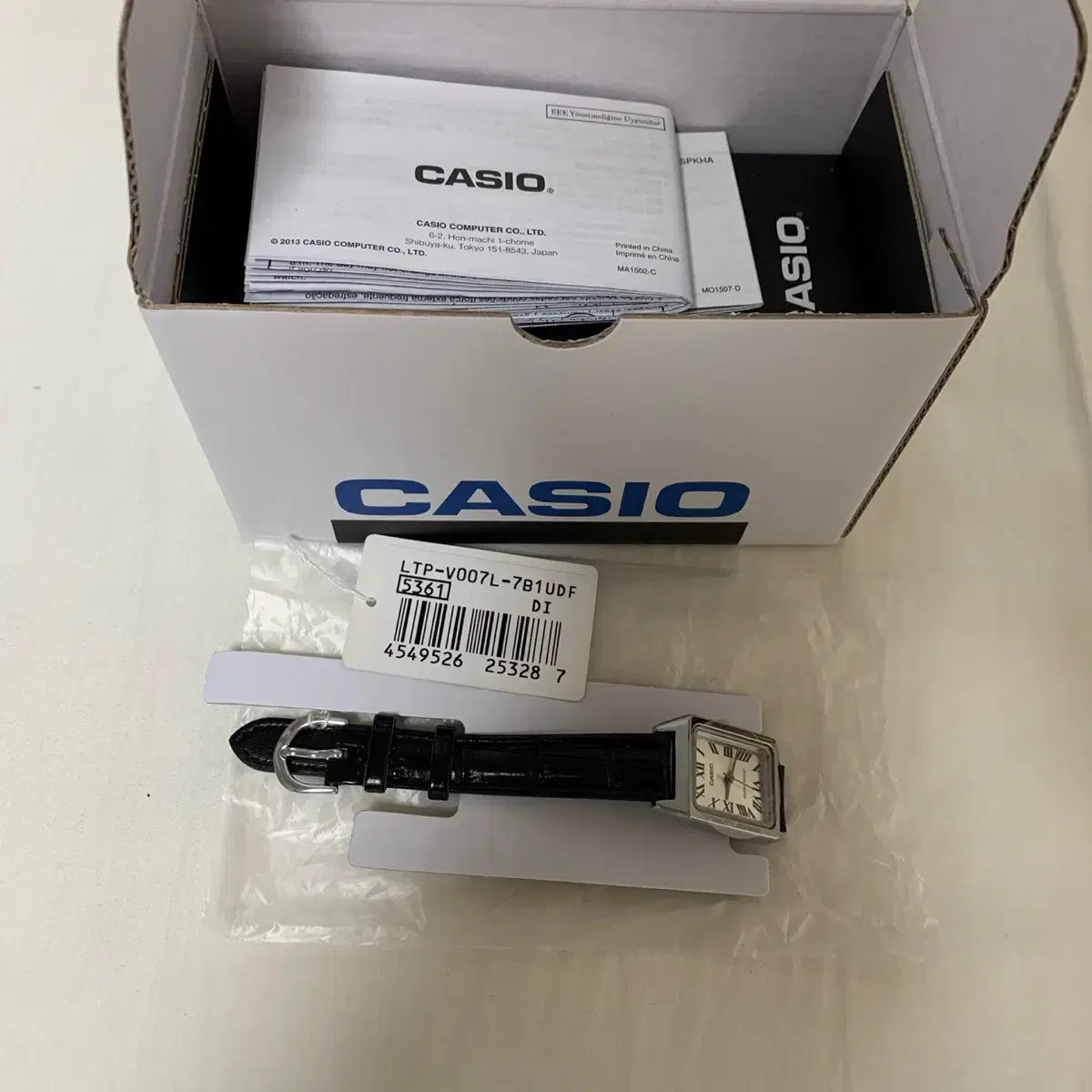 카시오 casio LTPV007L7B1 블랙 새제품