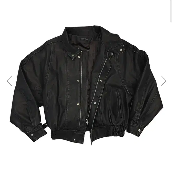 투머치택스 레더자켓 faux leather jaket m size