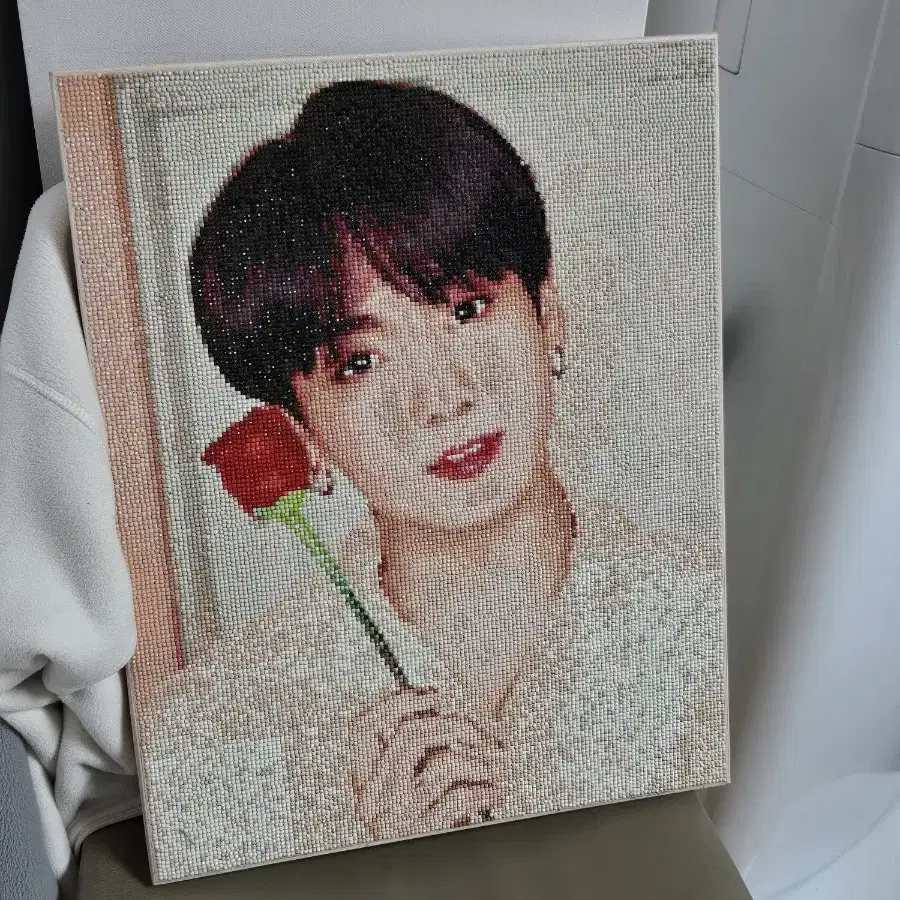 방탄소년단 정국 보석십자수 완성품