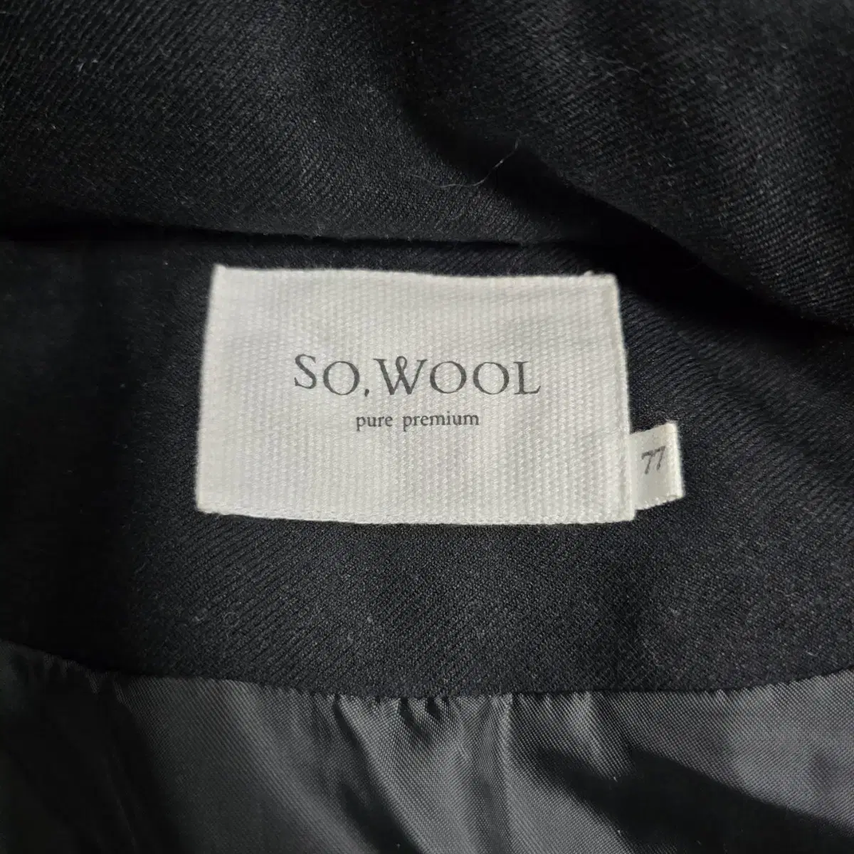 SO. WOOL 쏘울 사가 폭스퍼 헝가리 구스다운 점퍼 77사이즈