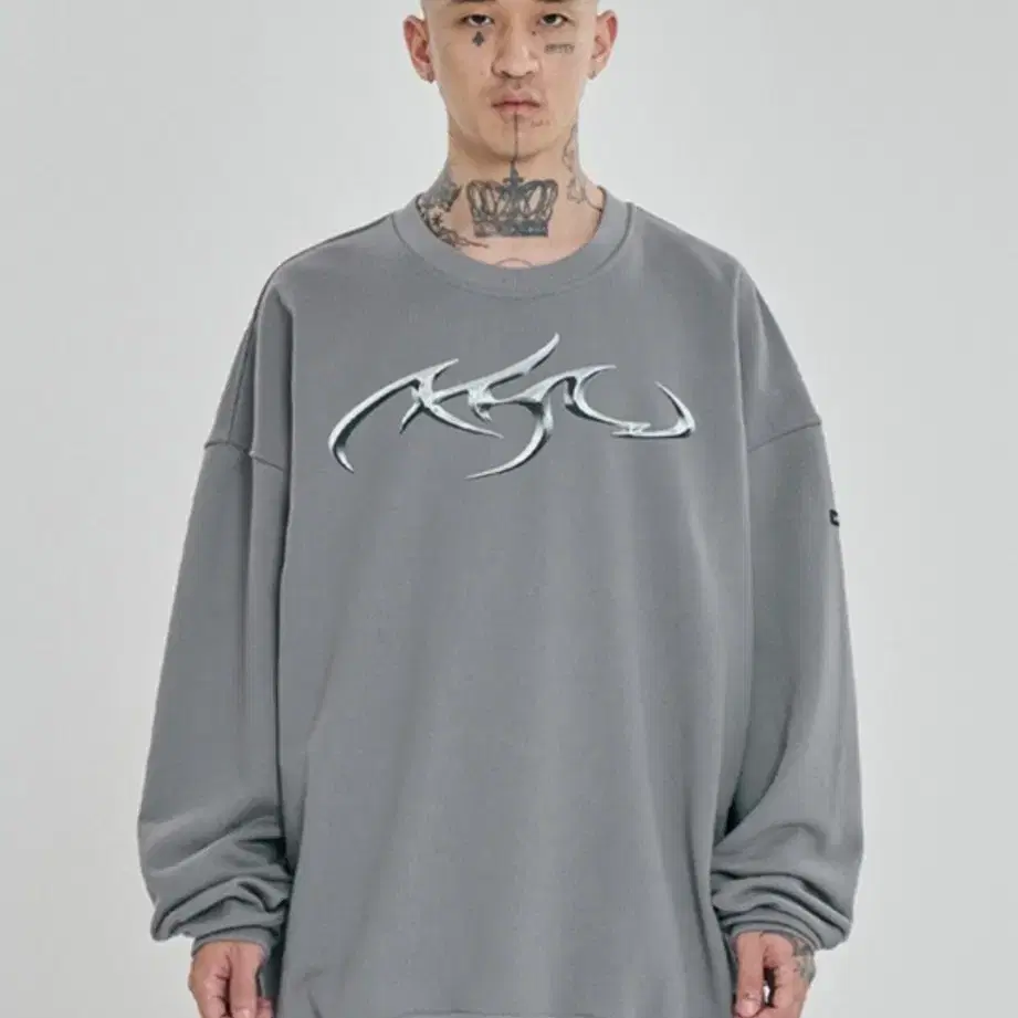 Tribal AJO Sweatshirt [GREY]