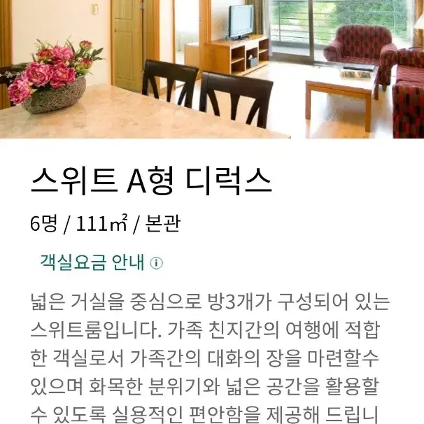 웰리힐리파크 연말 객실