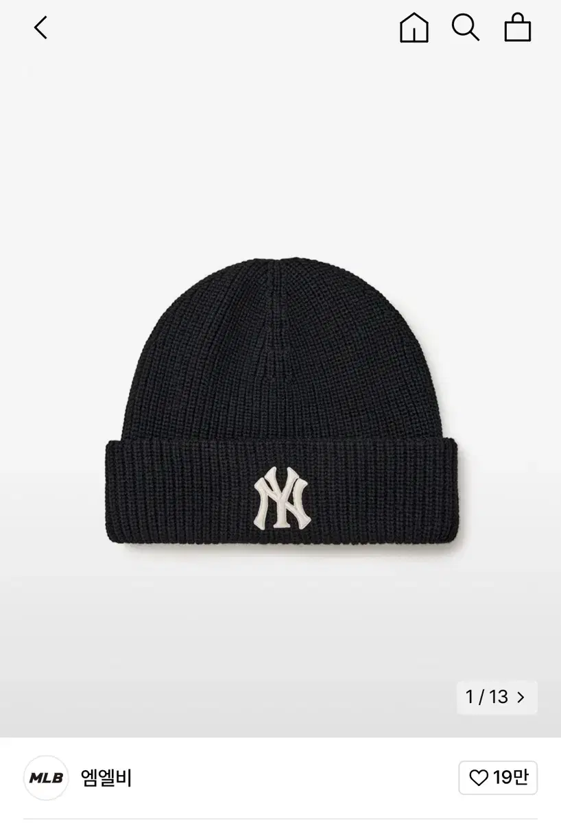 [NEW] MLB new Jelly Mid Beanie (black)