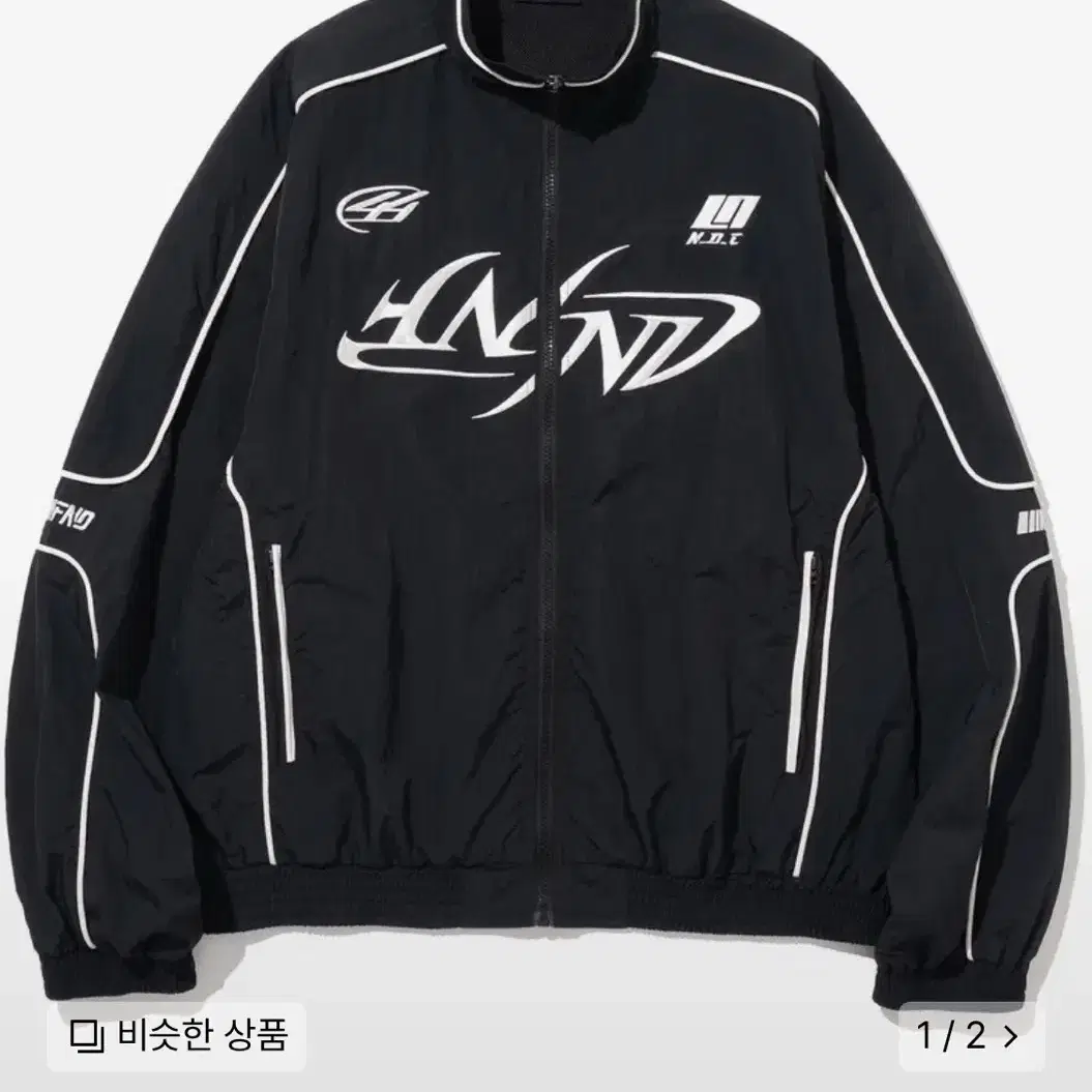 낫포너드 Tribal Logo Nylon Racing Jacket