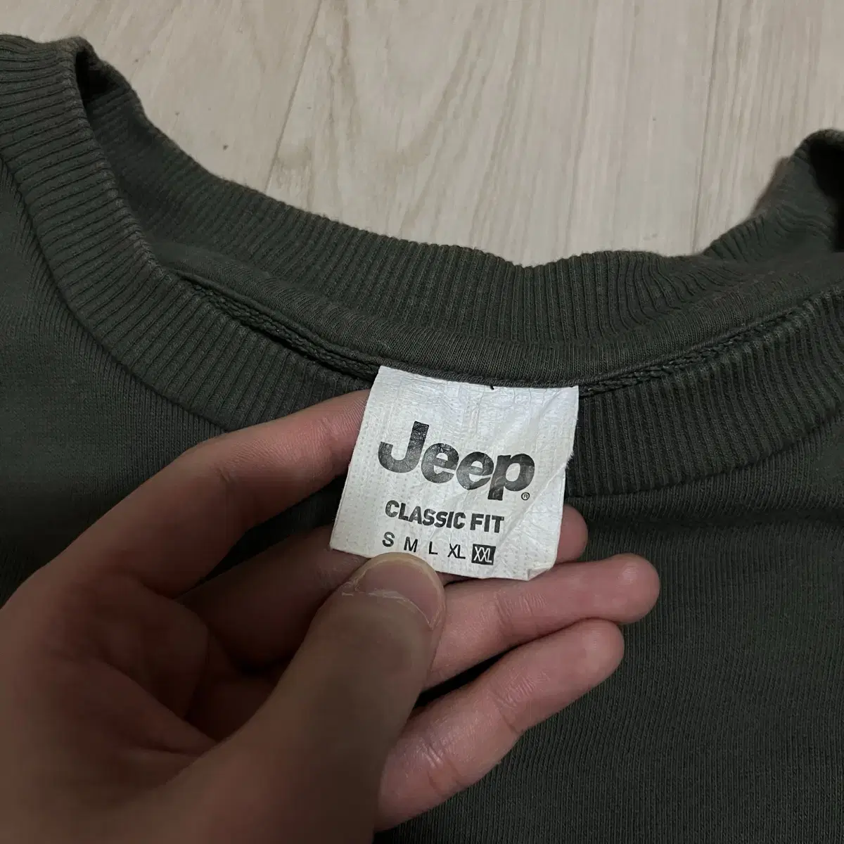 [2XL/110] Jeep 지프 오리지널 로고 맨투맨