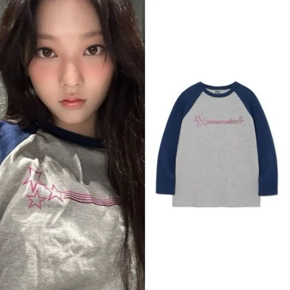 테켓 keep raglan L/S tee 테켓 나그랑 롱슬리브 티셔츠지