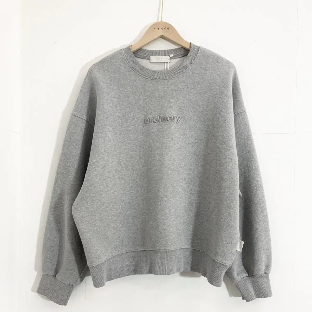 Clear 맨투맨 Size L(105) Long Sleeve