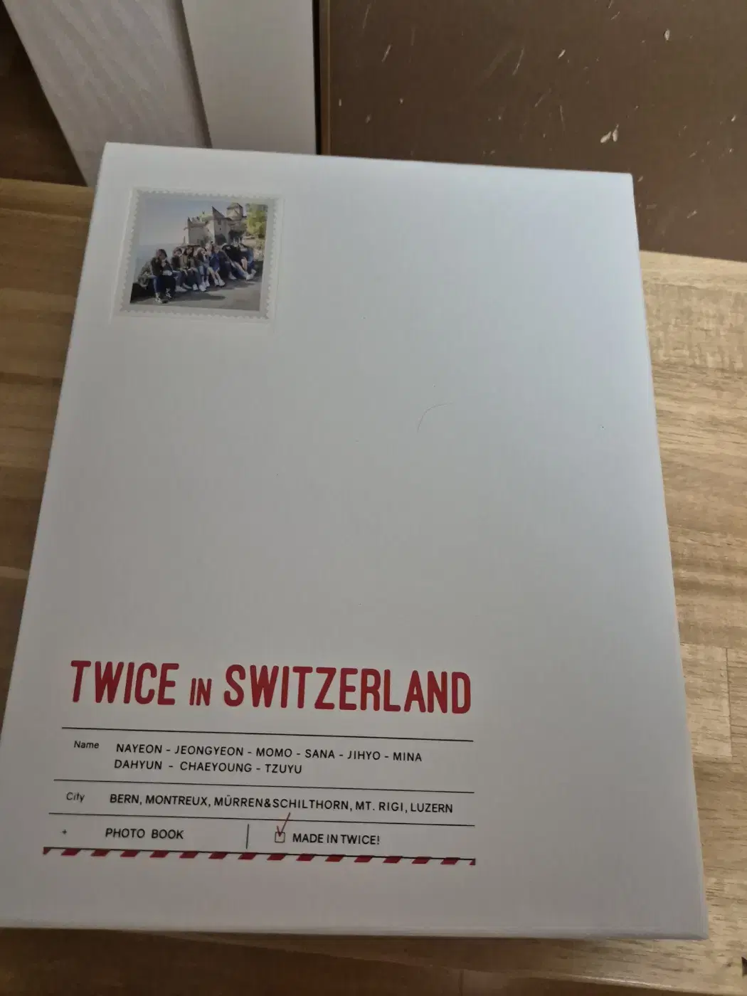 트와이스 TWICE IN SWITZERLAND 포토북