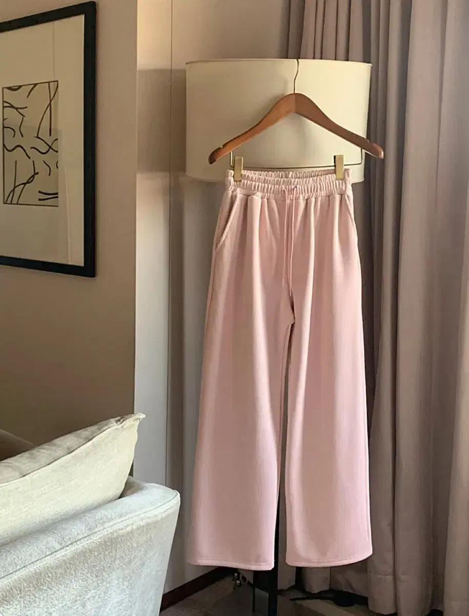 Ridge Banded Pant (Pink)
