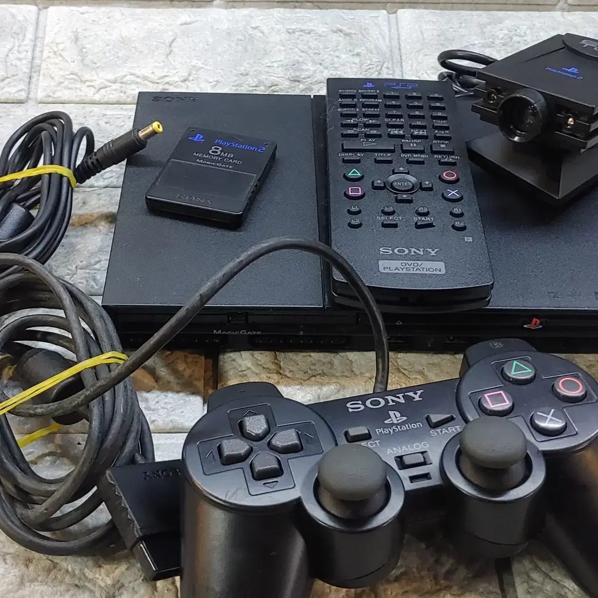 소니 ps2 scph-75005 미니플스 1인셋