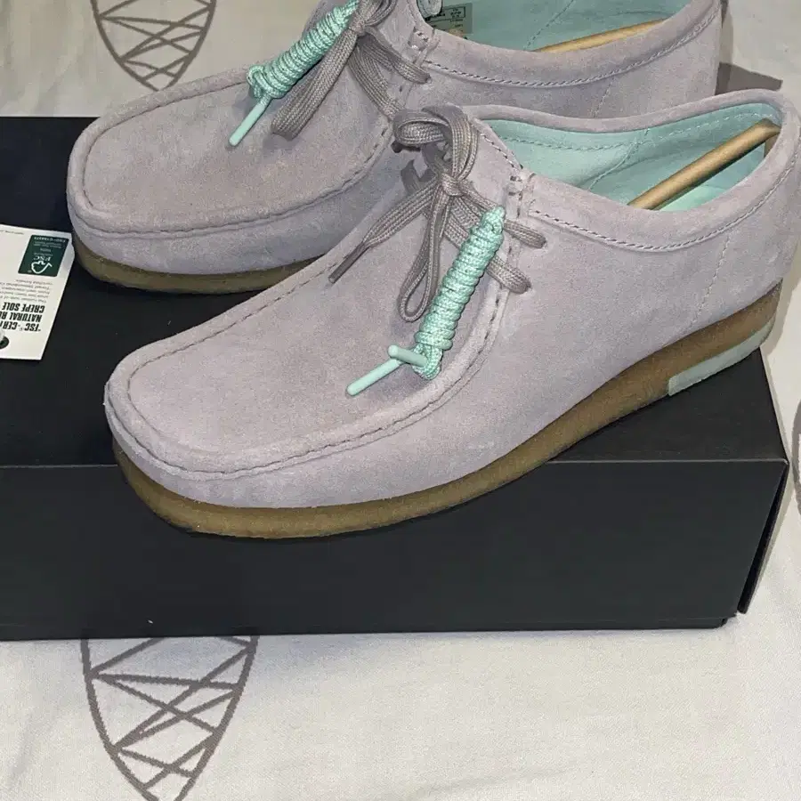 Clarks Wallabee Grey Combination