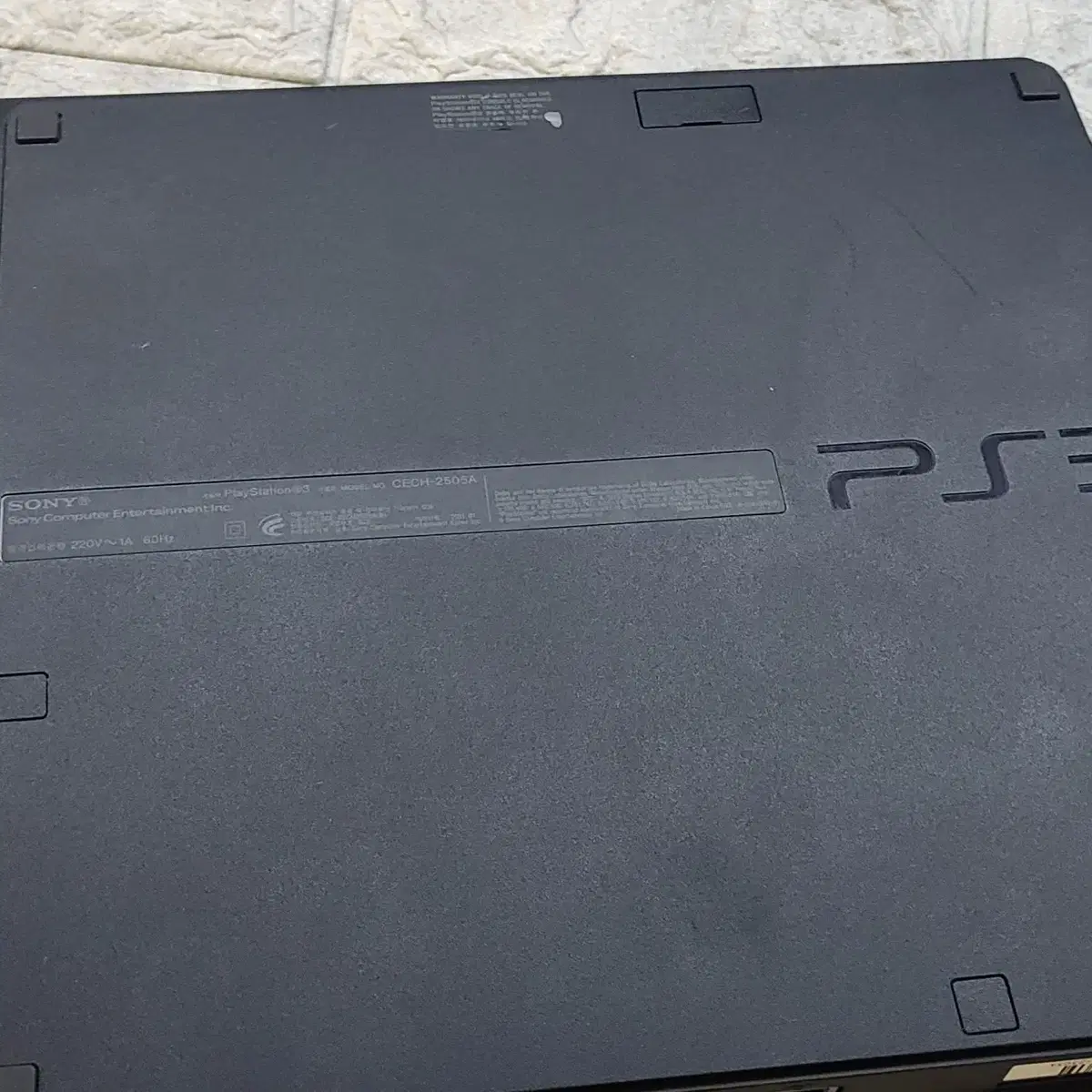 소니 ps3 (cech-2505a ) 중고 1인셋