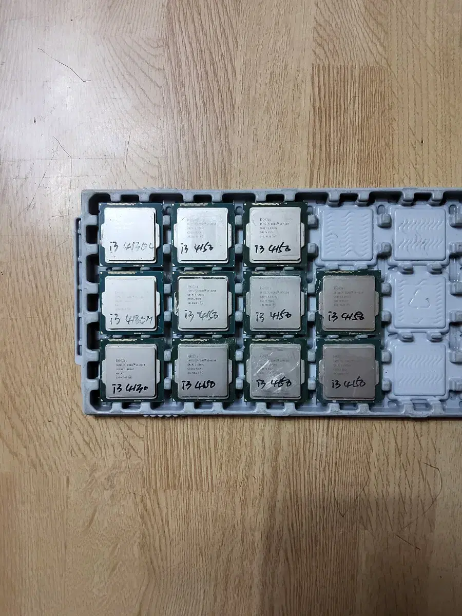 컴퓨터 CPU i3 4130~i3 4150 11개 일괄판매 (메인보드 램