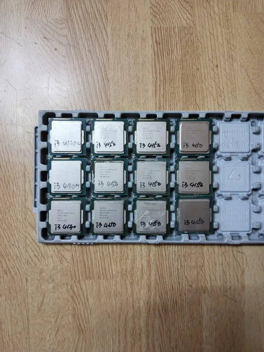 컴퓨터 CPU i3 4130~i3 4150 12개 일괄판매 (메인보드 램