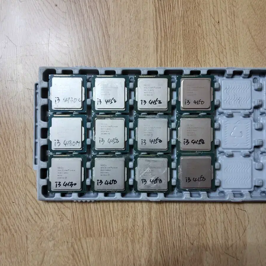 컴퓨터 CPU i3 4130~i3 4160 13개 일괄판매 (메인보드 램