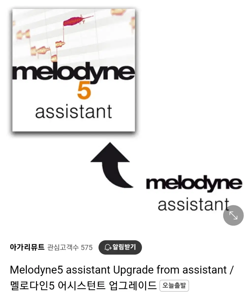 Melodyne5 어시스턴트 업그레이드