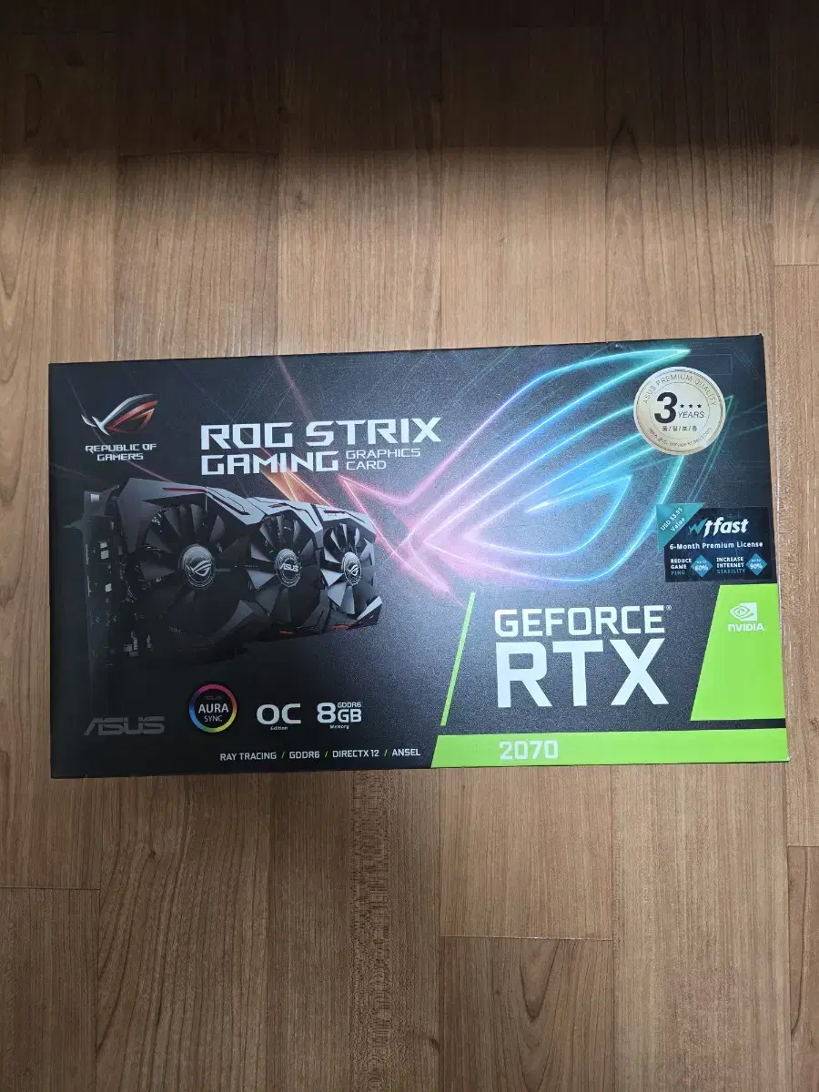 RTX 2070 ROG STRIX 3팬 판매합니다.