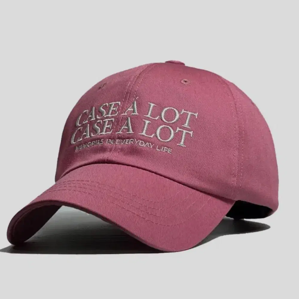 케이스어랏 Slogon logo ball cap - Pink