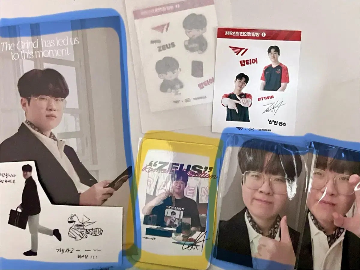 한화생명 제우스 최우제 포토카드 엽서
