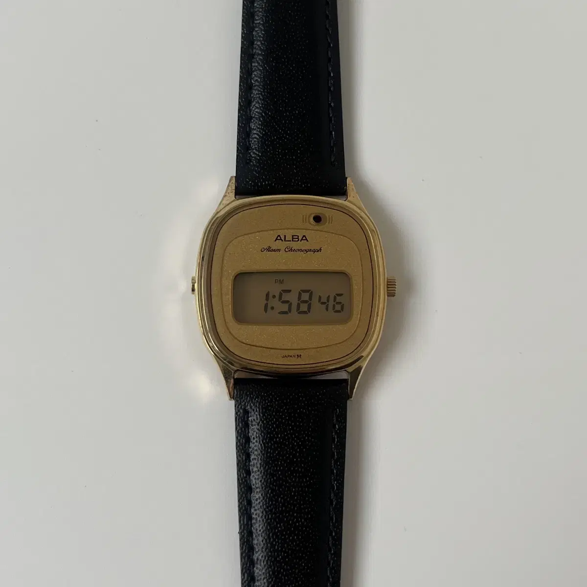 세이코 알바-90s gold digital watch(deadstock)