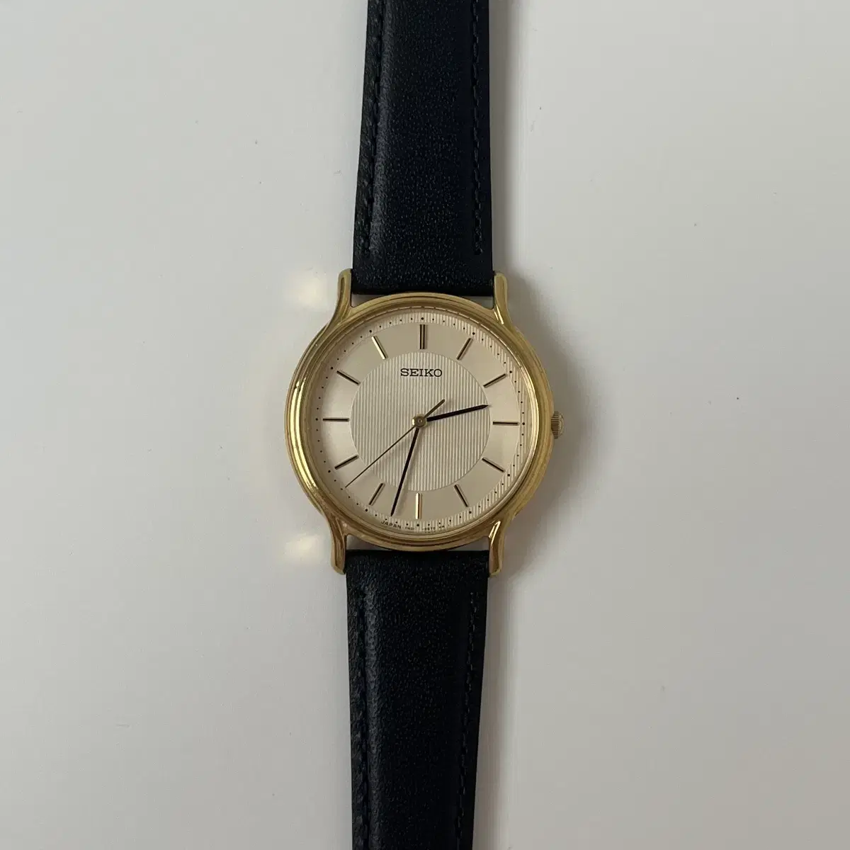 세이코-90s bar index gold quartz