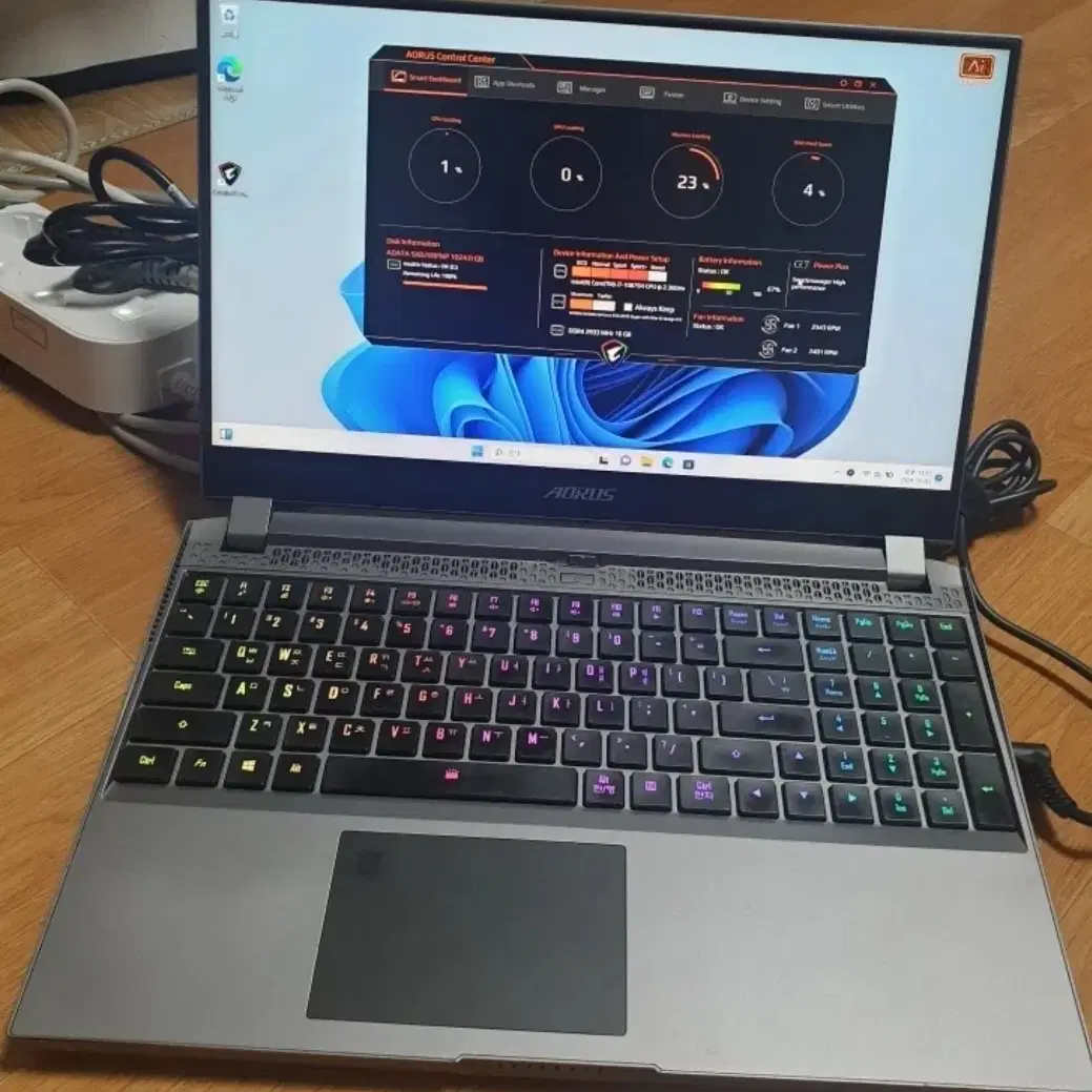 기가바이트 AORUS 15G XB 게이밍 노트북