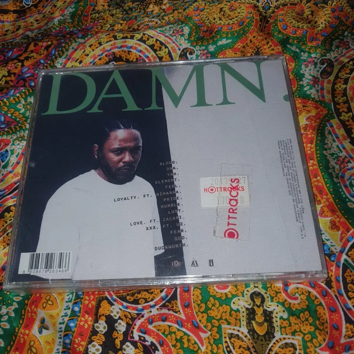 미개봉씨디)켄드릭라마 KENDRIK LAMAR DAMN 앨범