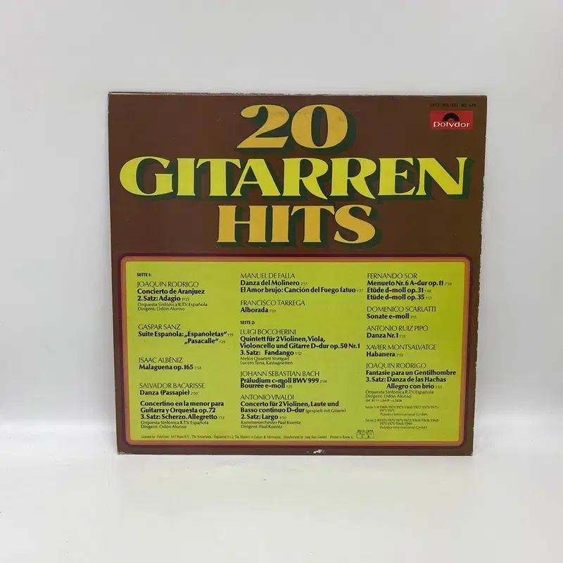 20 GITARREN HITS LP / AA6770