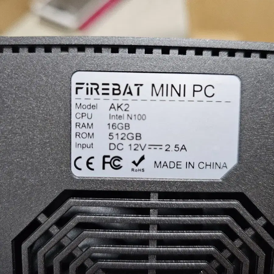 firebat ak2 미니pc n100 16gb 512gb