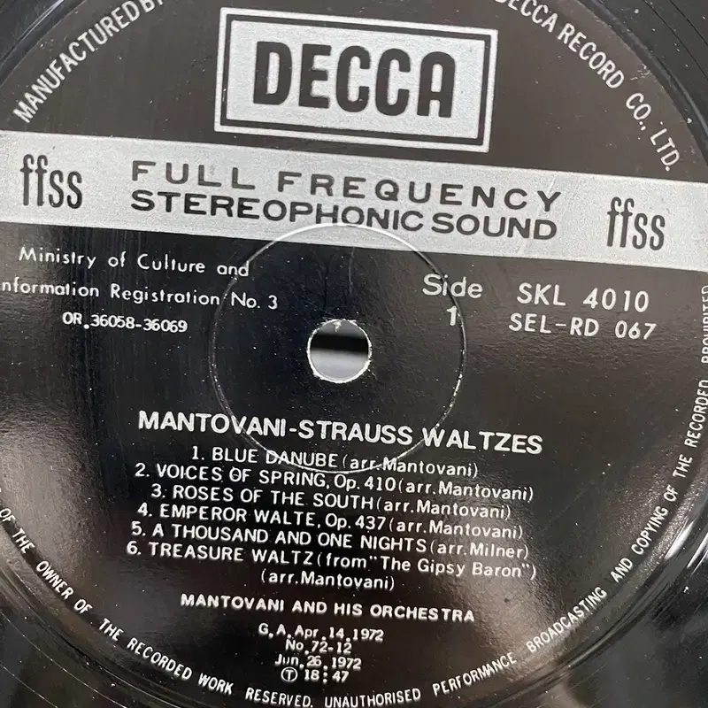 MANTOVANI AND HIS LP / AA6775