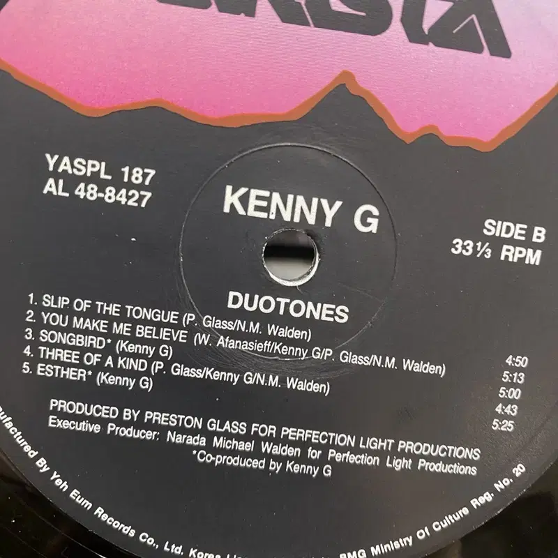 KENNY G LP / AA6781