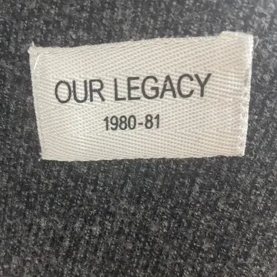 our legacy 아워레가시 울 더블 블레이저 자켓