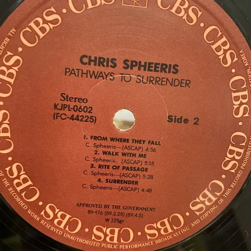 2CHRIS SPHEERIS  LP / AA6791