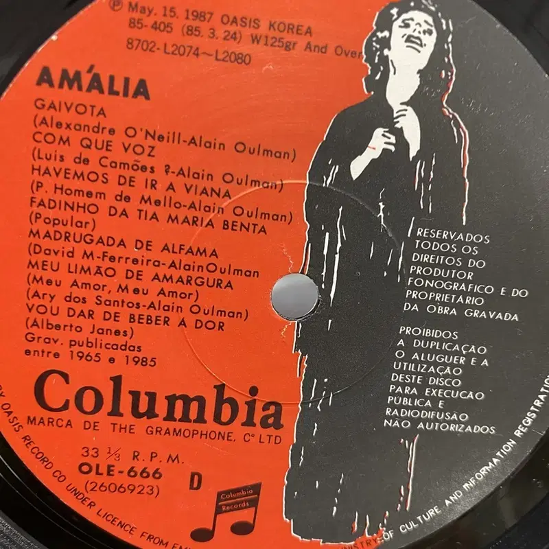 AMALIA LP / AA6798