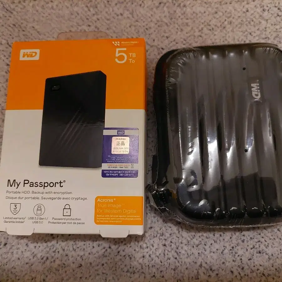 WD New My Passport Gen3 (5TB) WD 외장하드 팝니