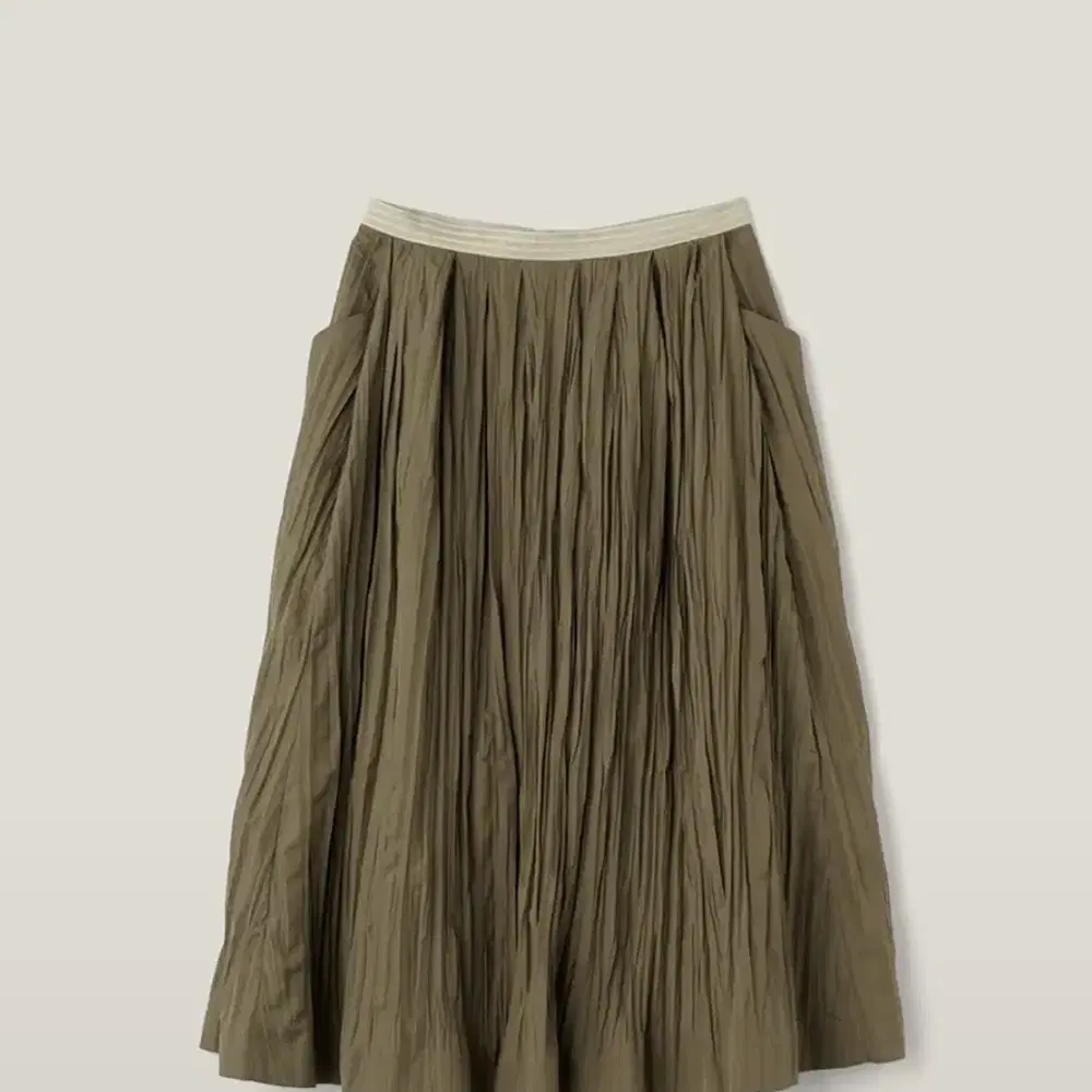 시엔느 치마 Tautou Flare Skirt (Khaki)