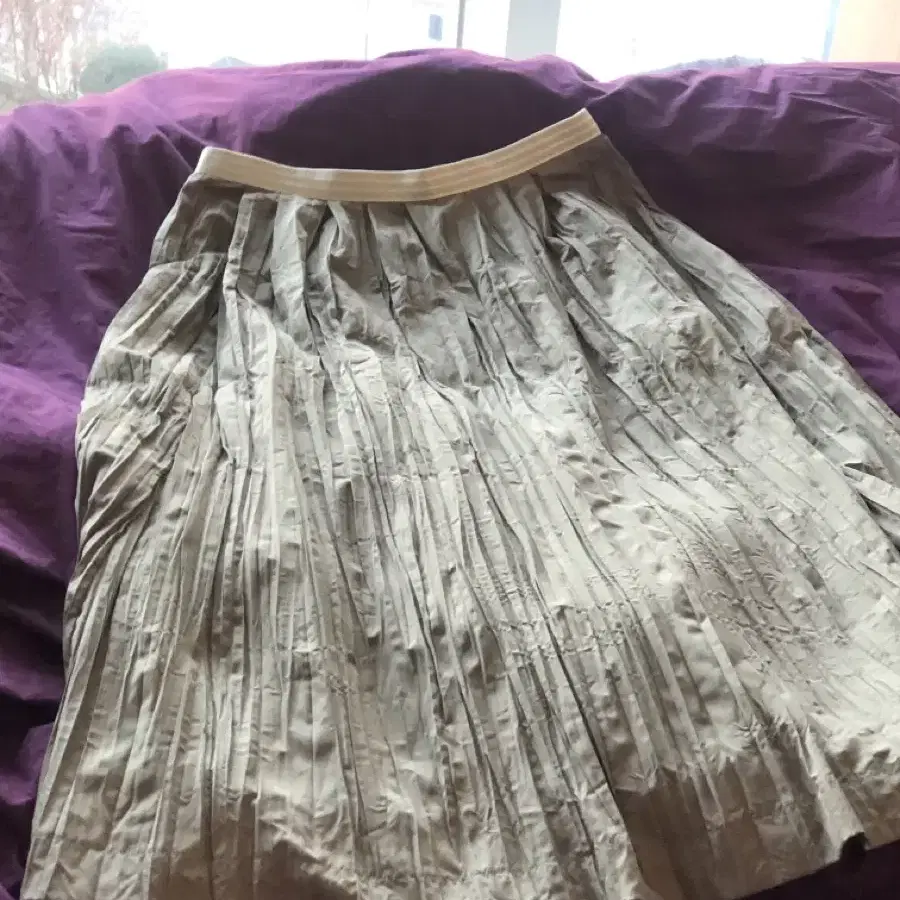 시엔느 치마 Tautou Flare Skirt (Khaki)