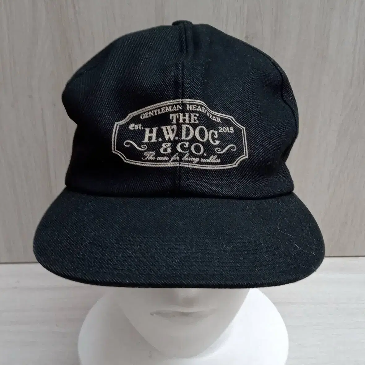 <신품급> The .H.W dog&co도그앤코 로고트러커 블랙 프리사이즈