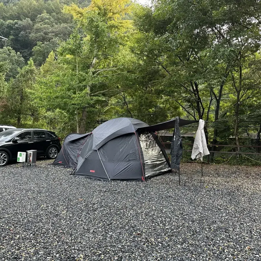 (블랙)에르젠 아마존 쉘터+TPU창1+그라운드시트+베스티블