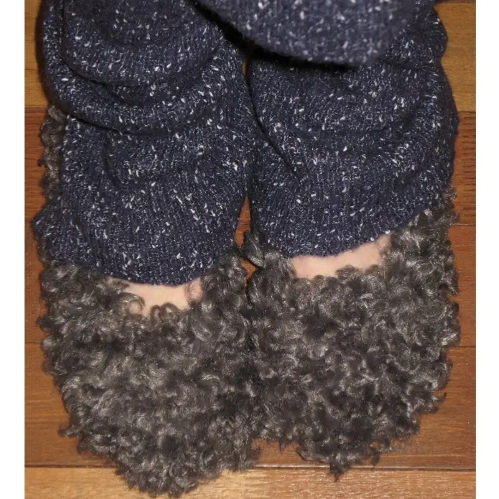 [새상품] 포기무디 Fur Baby Curly Poodle Flats (