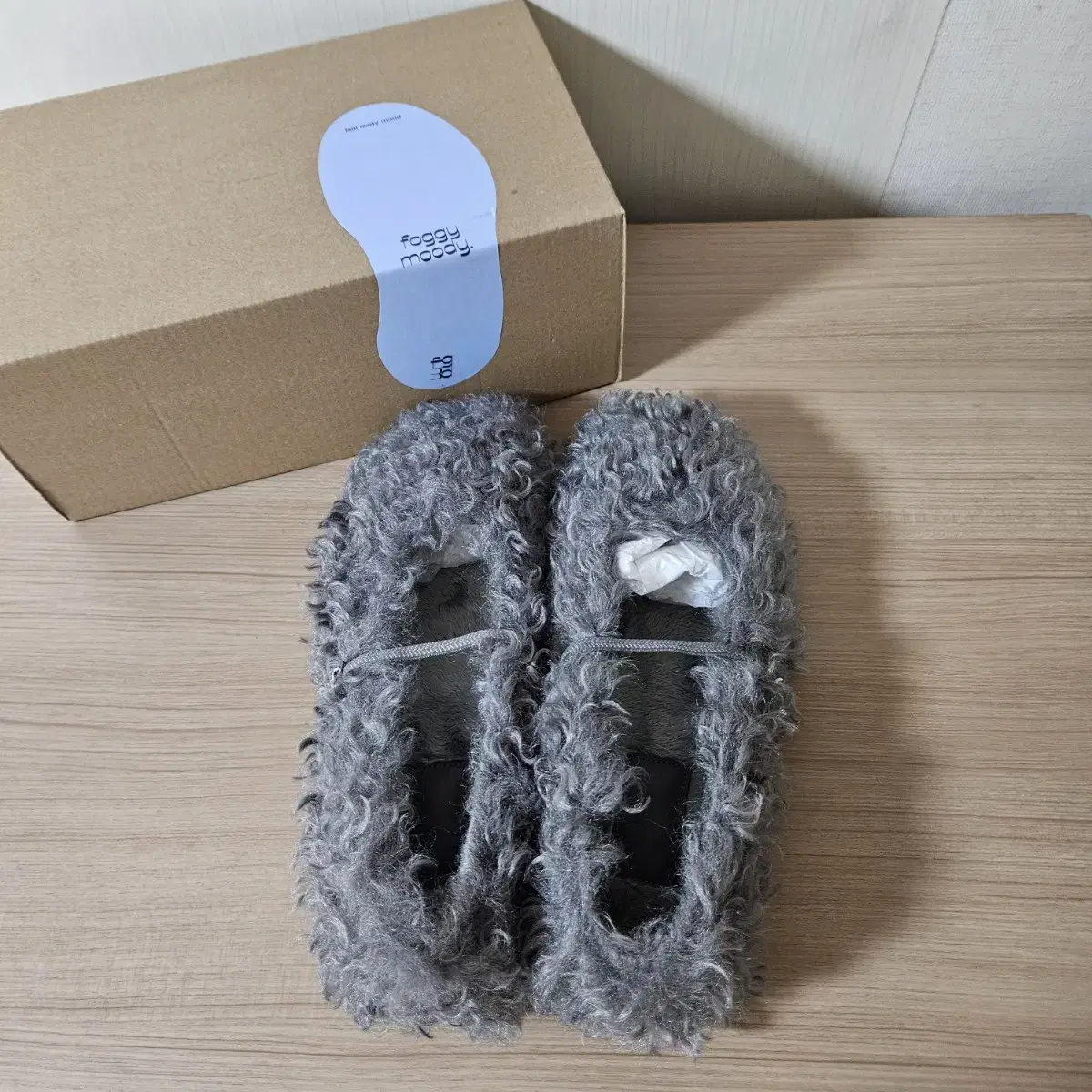 [새상품] 포기무디 Fur Baby Curly Poodle Flats (