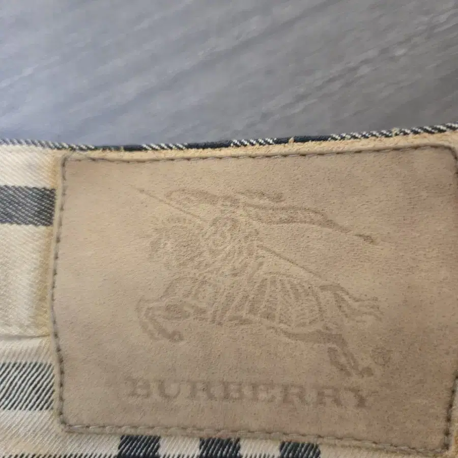 Burberry check pattern pants