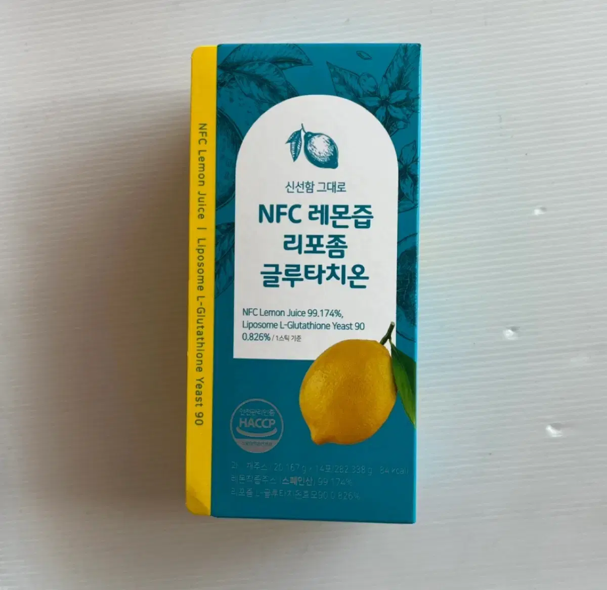 [새상품] NFC 레몬즙 리포좀 글루타치온 14포