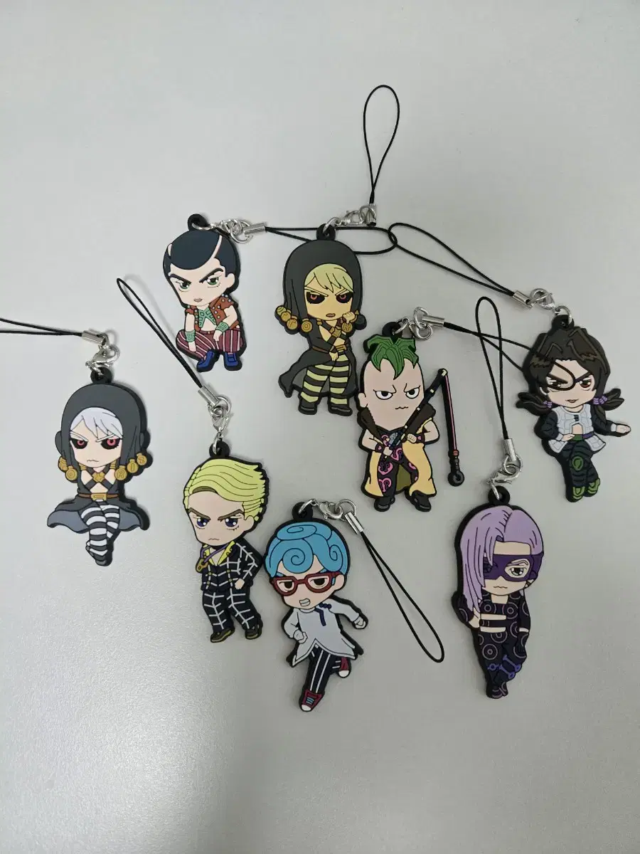 JoJo's Bizarre Adventure Part 5 Assassination Team Rubberstrap