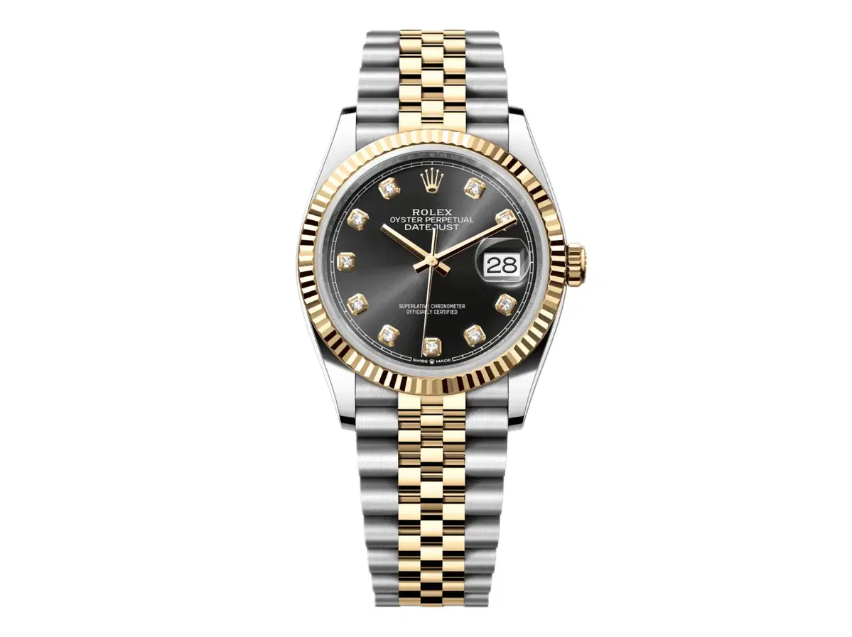 Rolex Dayjust 36mm Yellow Gold Combination Jubilee/Gumplan Ten Points