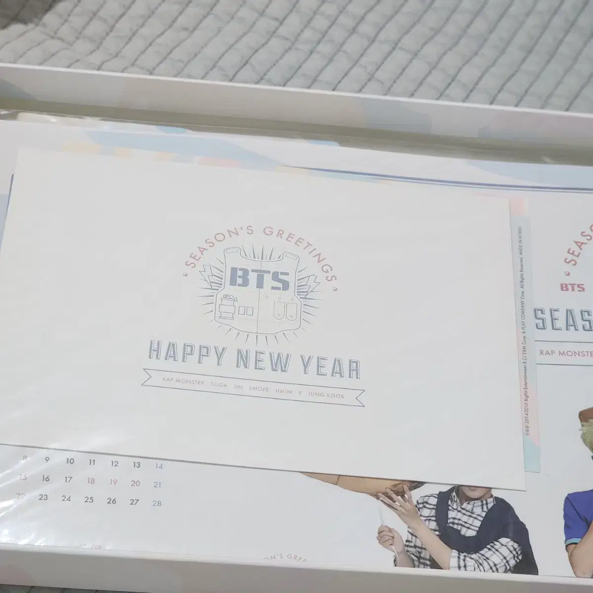 방탄 2015 시즌그리팅 풀박